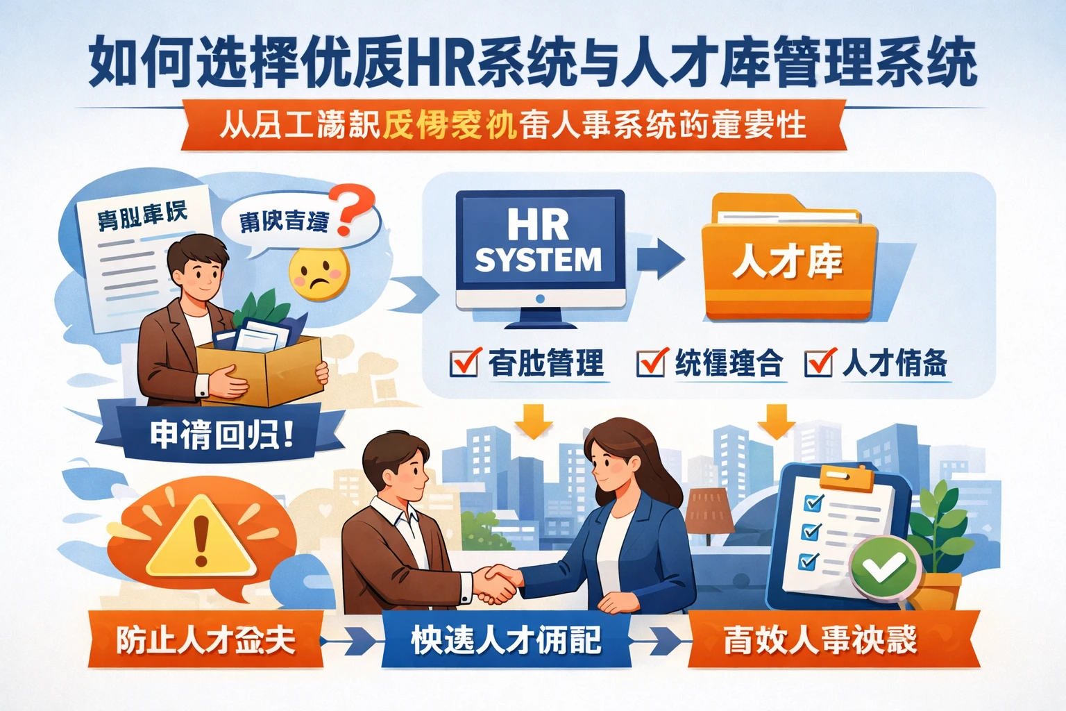 如何选择优质HR系统与人才库管理系统:从员工离职反悔案例看人事系统的重要性