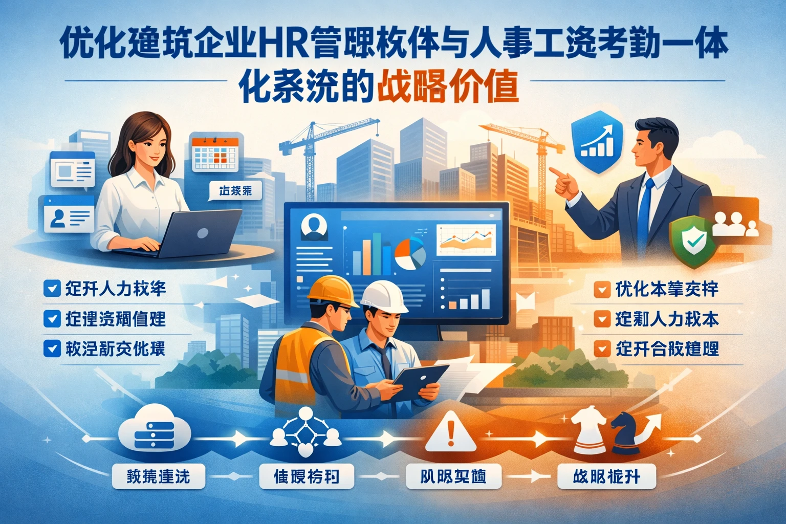 优化建筑企业HR管理软件与人事工资考勤一体化系统的战略价值