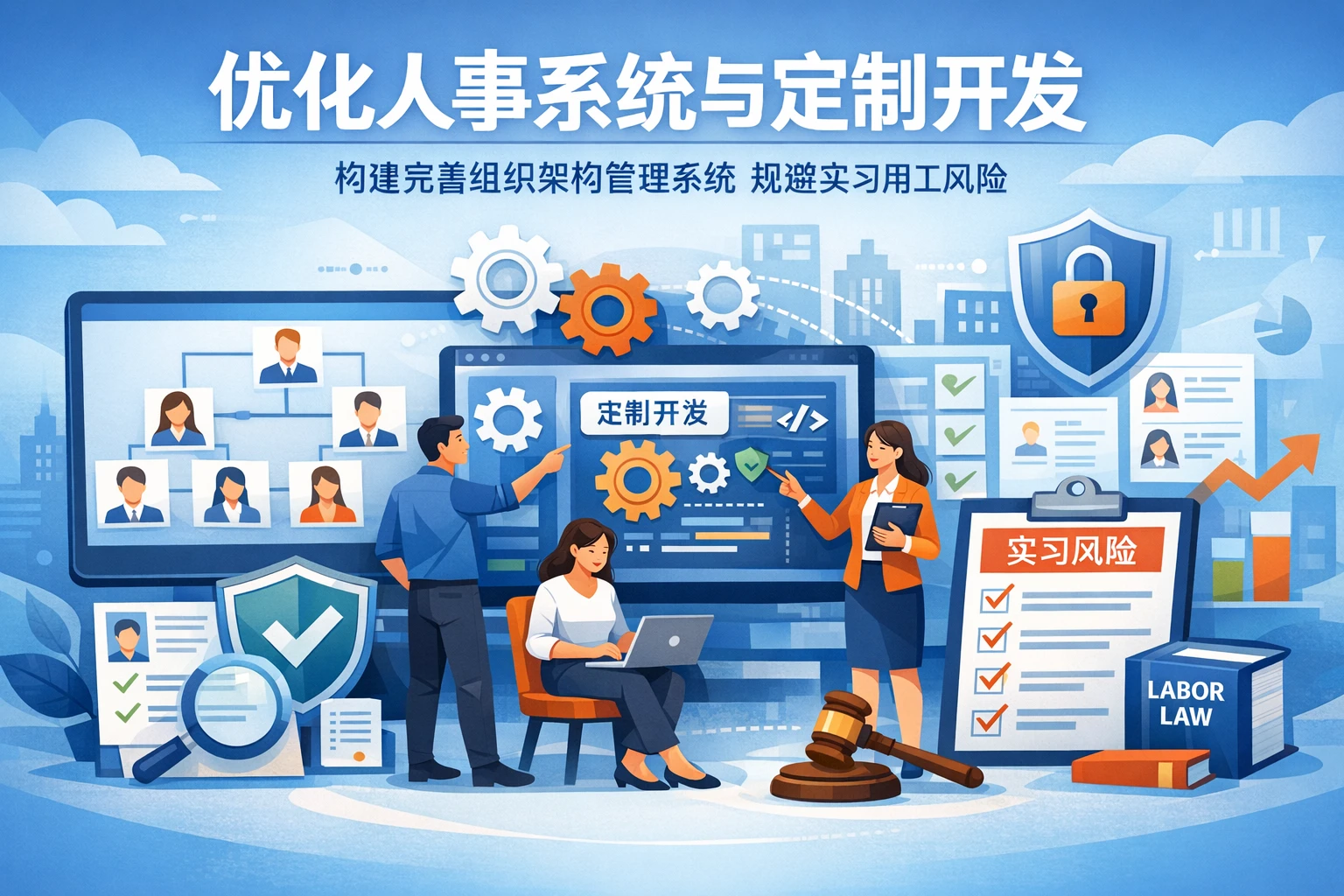 优化人事系统与定制开发：构建完善组织架构管理系统规避实习用工风险