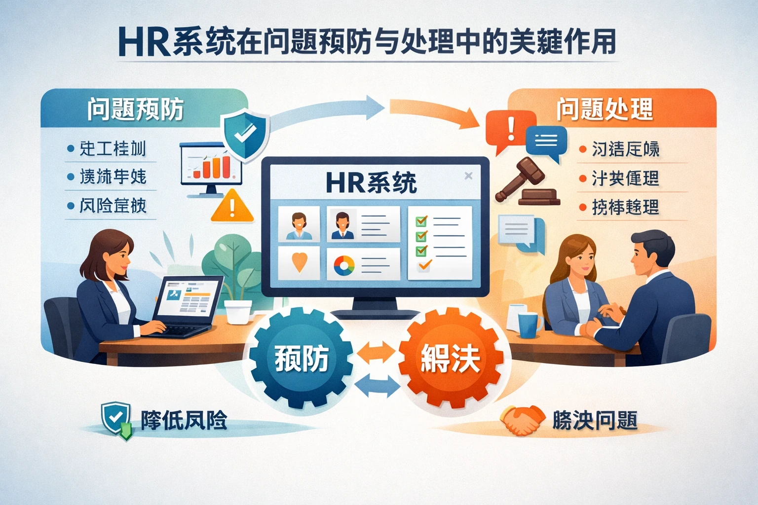 HR系统在问题预防与处理中的关键作用