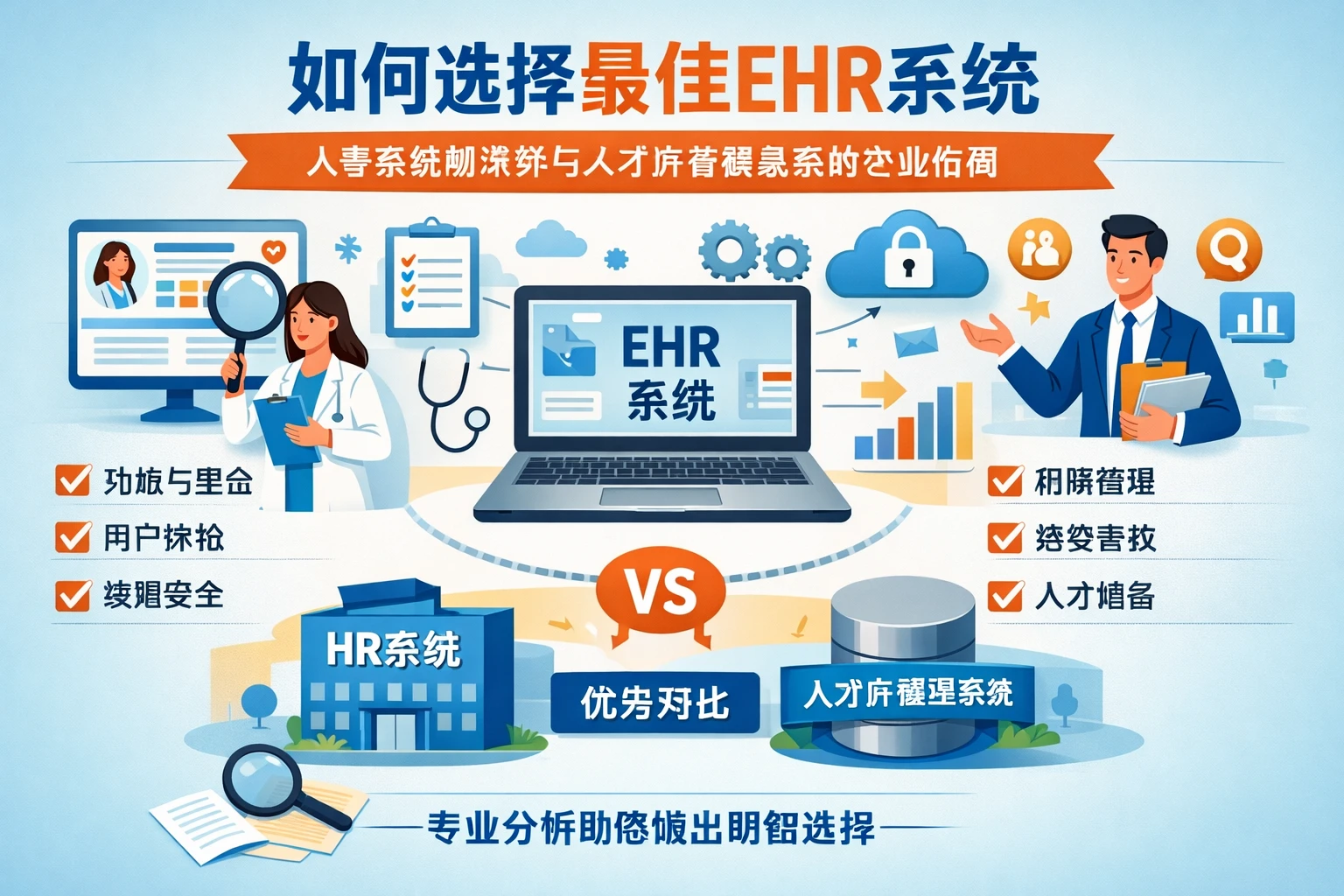 如何选择最佳EHR系统——人事系统哪家好与人才库管理系统的专业指南