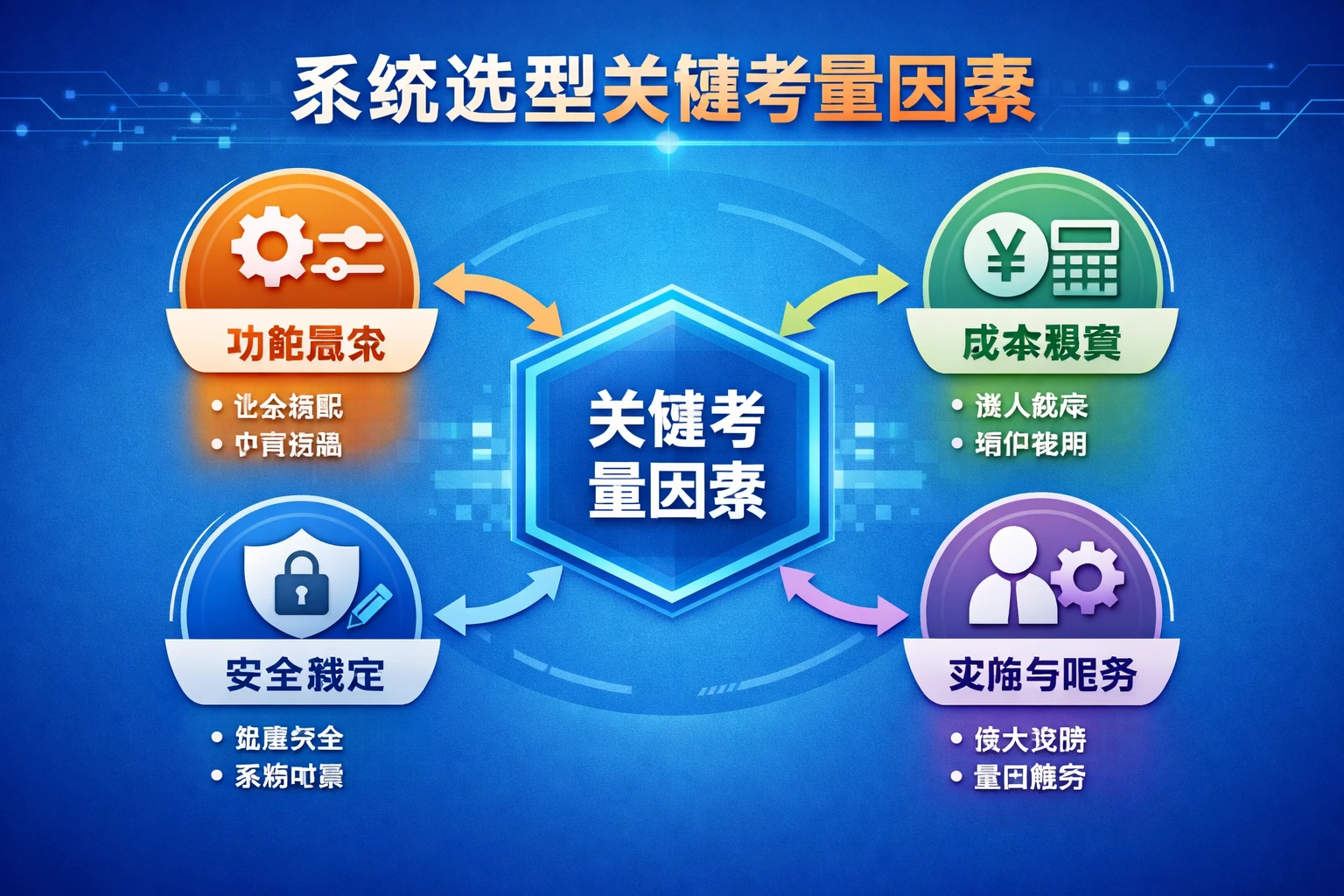 系统选型关键考量因素