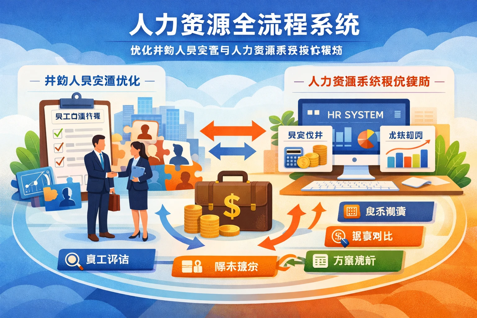 人力资源全流程系统：优化并购人员安置与人力资源系统报价策略