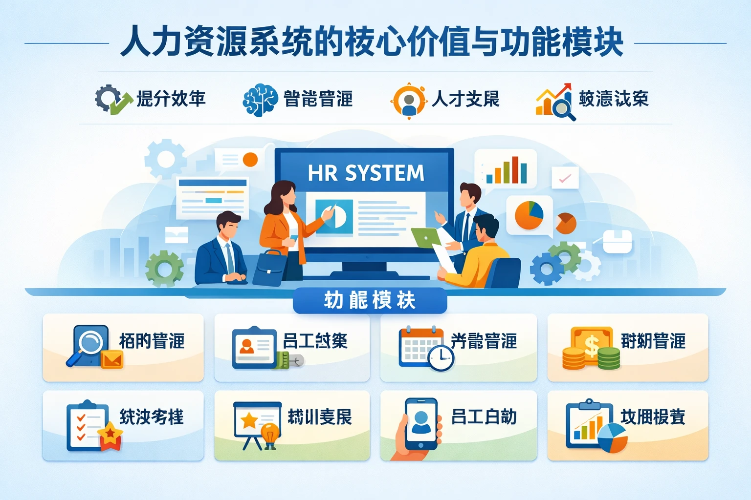 人力资源系统的核心价值与功能模块