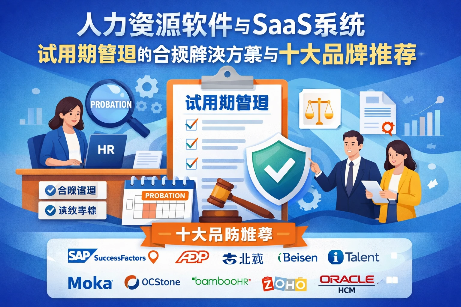 人力资源软件与SaaS系统：试用期管理的合规解决方案与十大品牌推荐