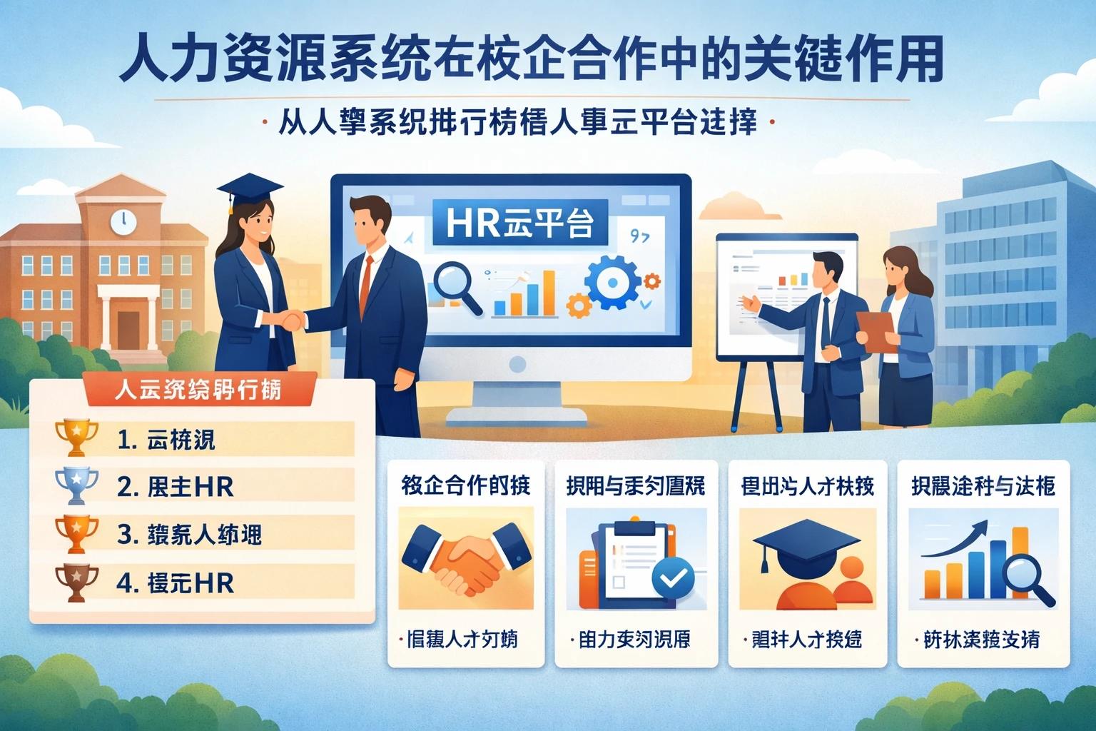 人力资源系统在校企合作中的关键作用：从人事系统排行榜看人事云平台选择