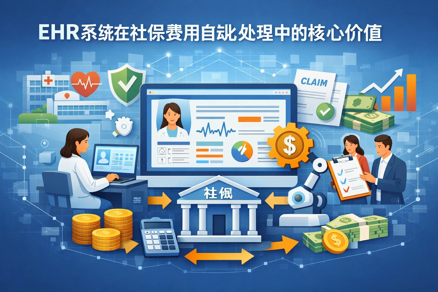 EHR系统在社保费用自动化处理中的核心价值