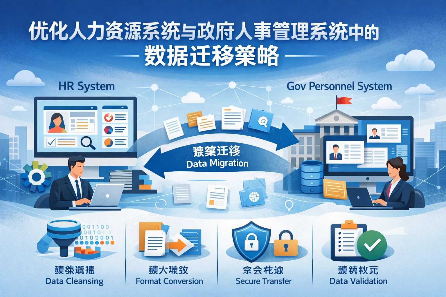 优化人力资源系统与政府人事管理系统中的数据迁移策略
