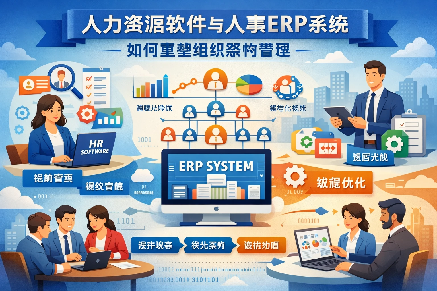 人力资源软件与人事ERP系统如何重塑组织架构管理