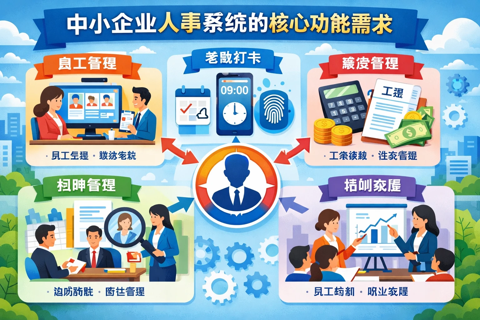 中小企业人事系统的核心功能需求