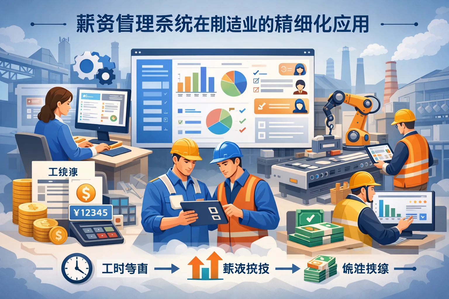 薪资管理系统在制造业的精细化应用