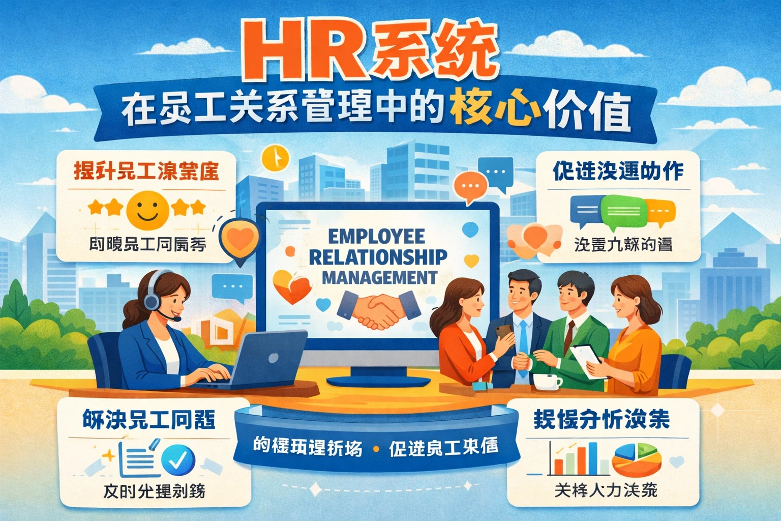 HR系统在员工关系管理中的核心价值