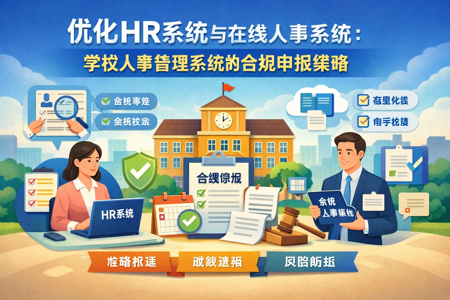 优化HR系统与在线人事系统：学校人事管理系统的合规申报策略