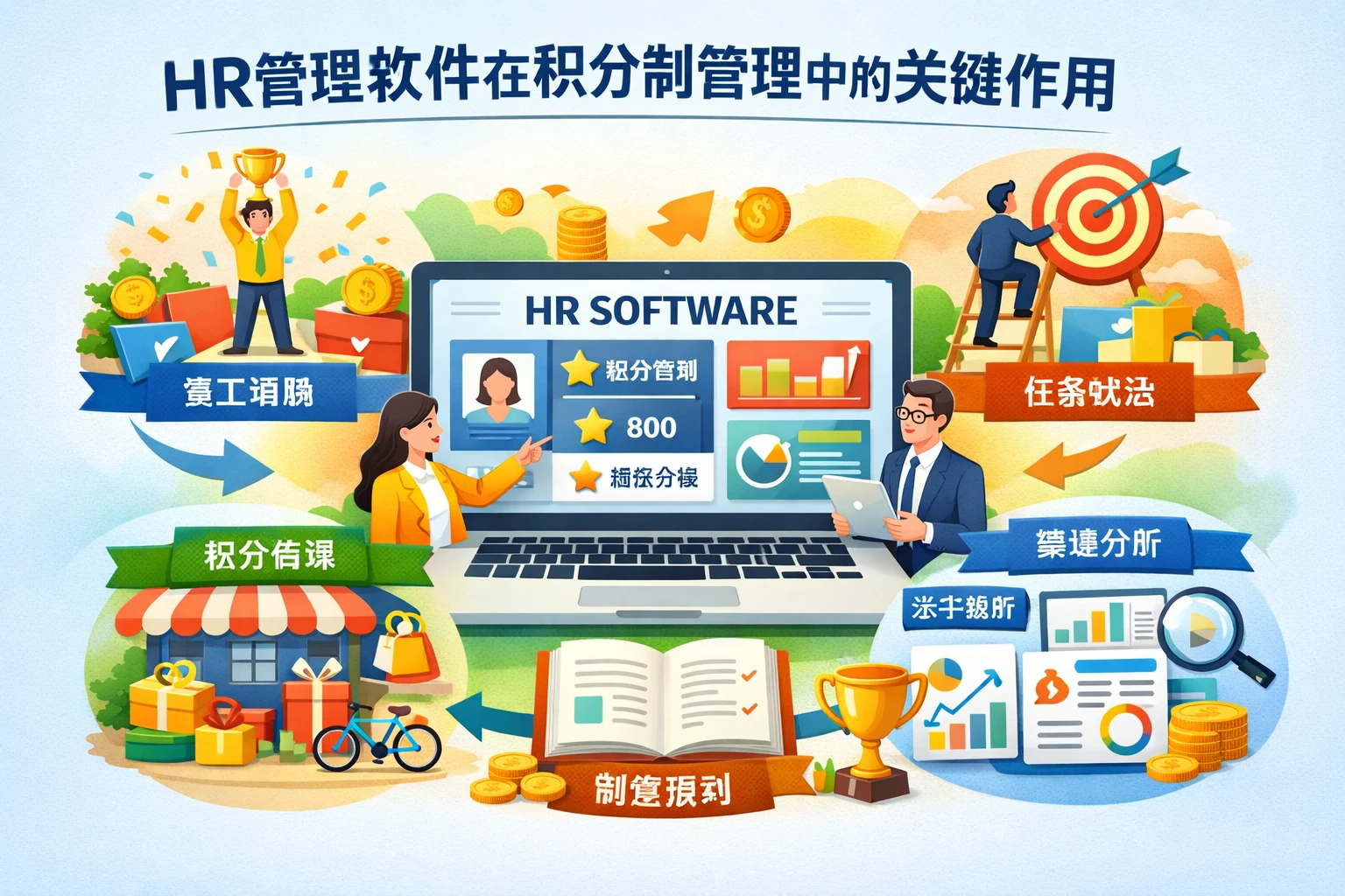 HR管理软件在积分制管理中的关键作用