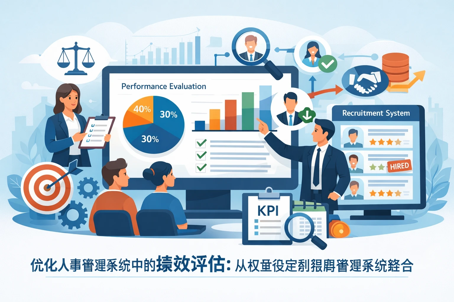 优化人事管理系统中的绩效评估：从权重设定到招聘管理系统整合