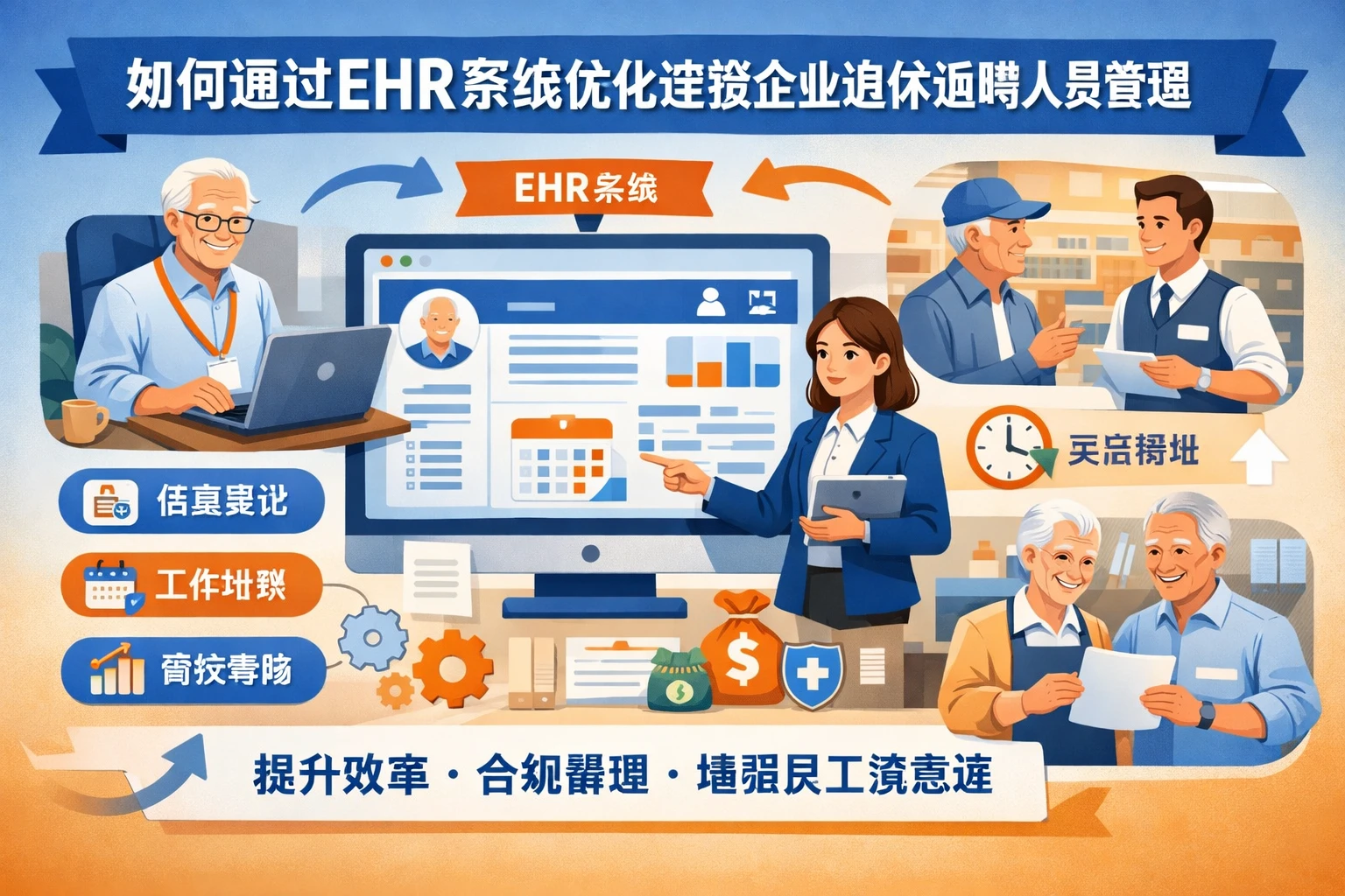 如何通过EHR系统优化连锁企业退休返聘人员管理