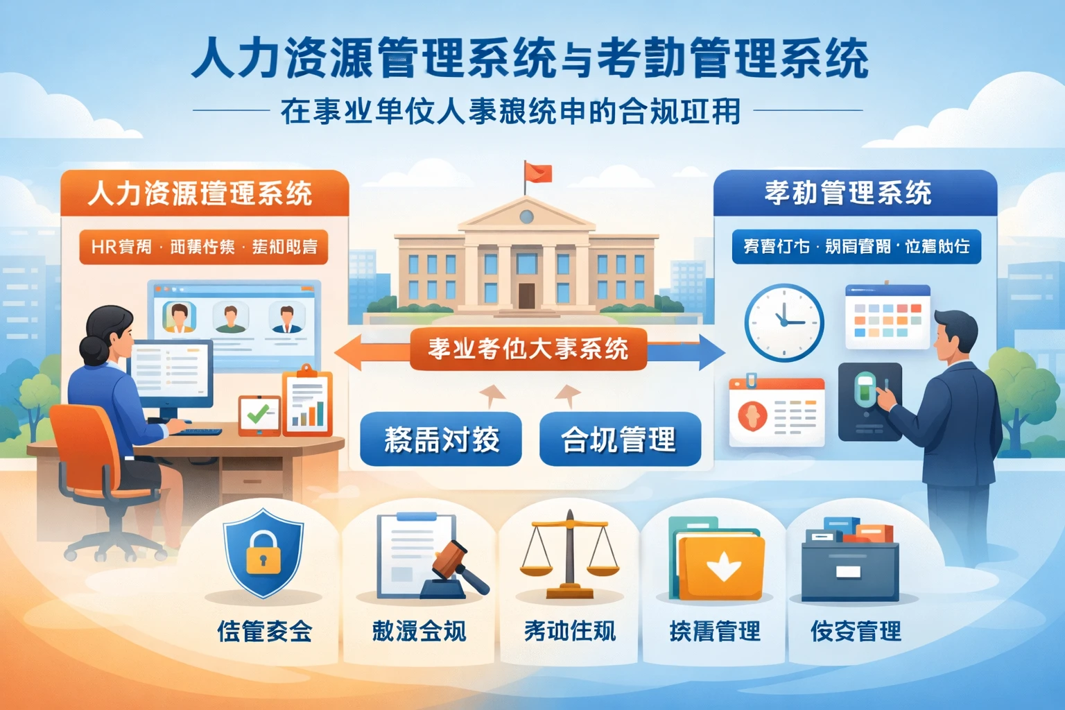 人力资源管理系统与考勤管理系统在事业单位人事系统中的合规应用