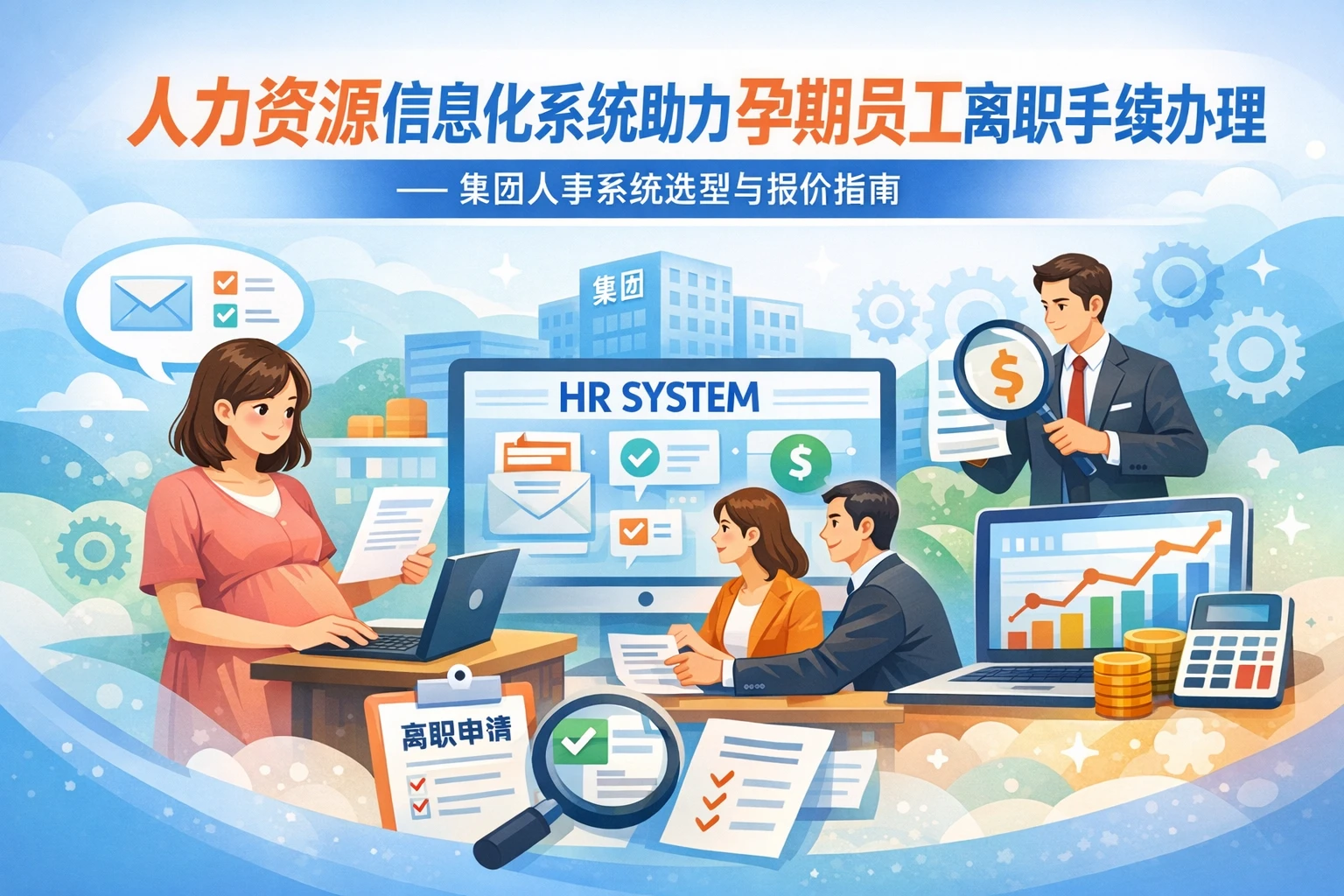 人力资源信息化系统助力孕期员工离职手续办理——集团人事系统选型与报价指南