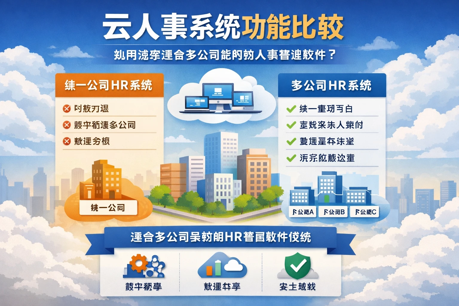 云人事系统功能比较:如何选择适合多公司架构的人事管理软件