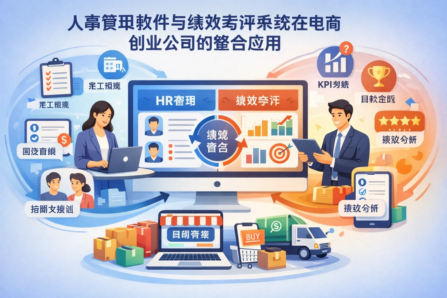 人事管理软件与绩效考评系统在电商创业公司的整合应用