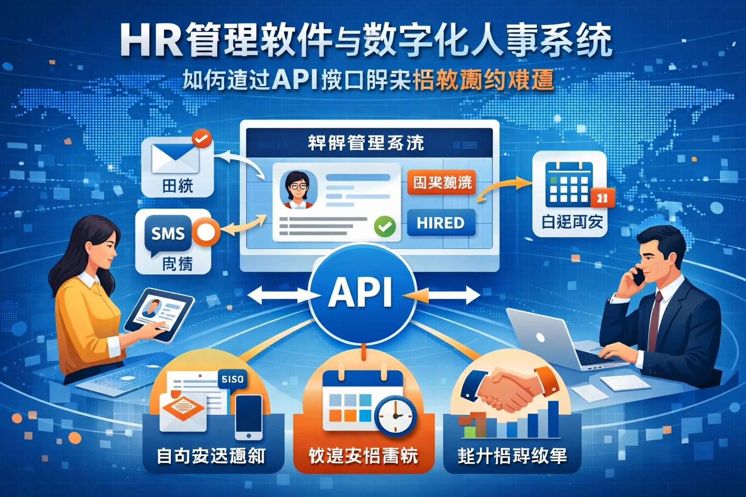 HR管理软件与数字化人事系统如何通过API接口解决招聘邀约难题