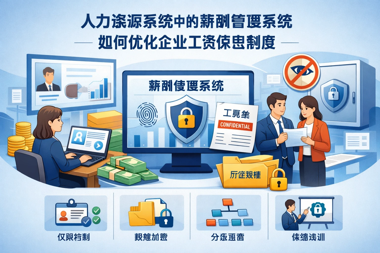 人力资源系统中的薪酬管理系统如何优化企业工资保密制度