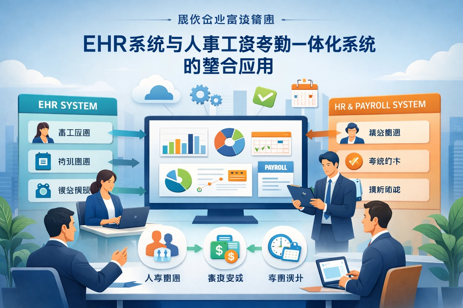 现代企业高效管理：EHR系统与人事工资考勤一体化系统的整合应用