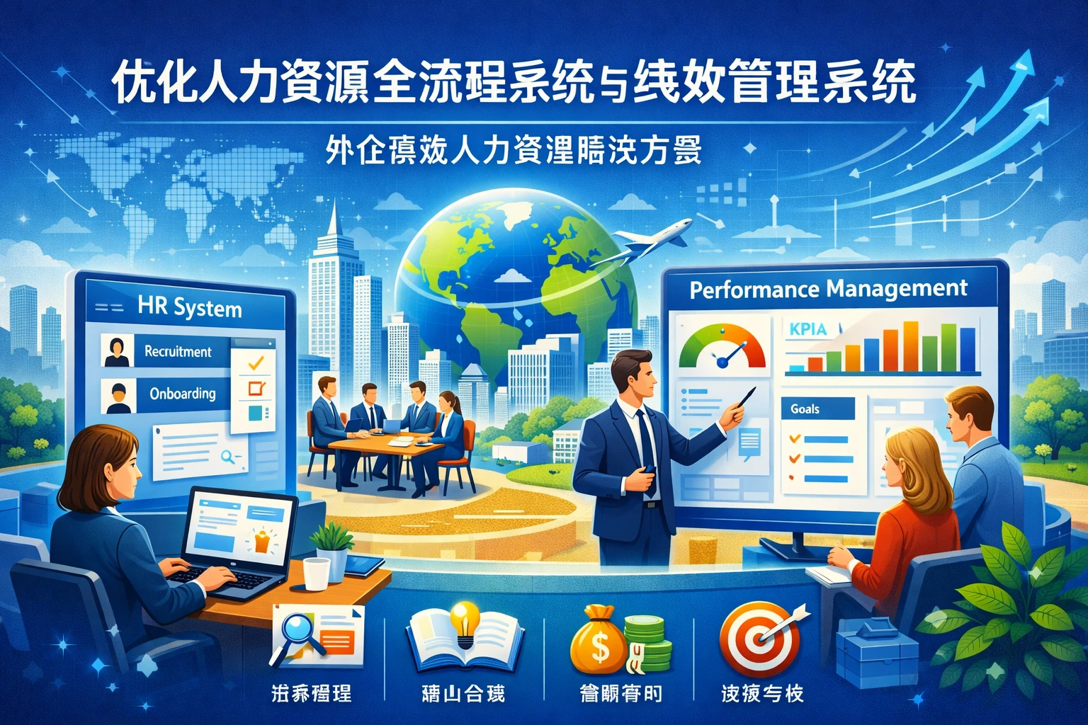 优化人力资源全流程系统与绩效管理系统：外企高效人力资源解决方案