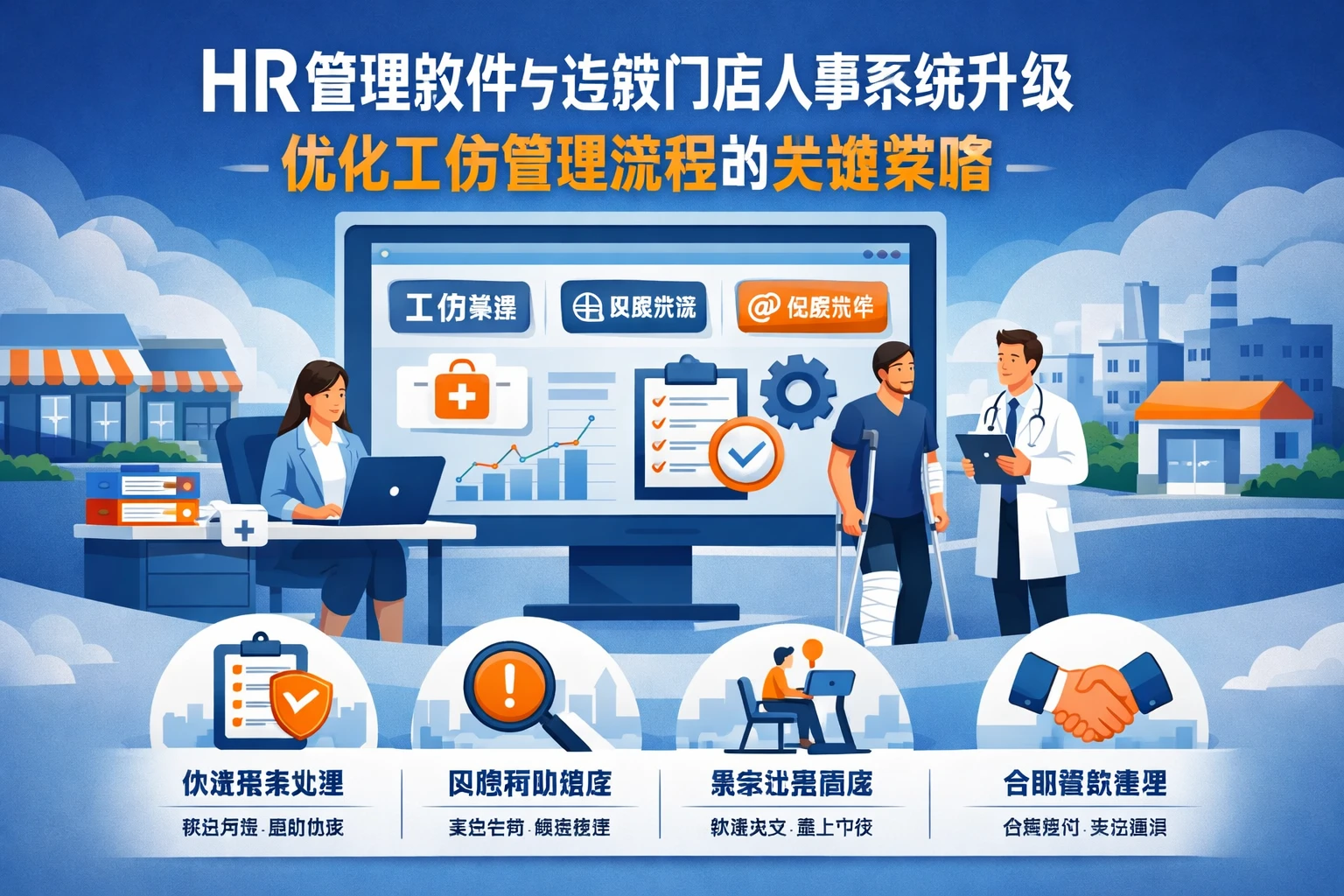 HR管理软件与连锁门店人事系统升级：优化工伤管理流程的关键策略