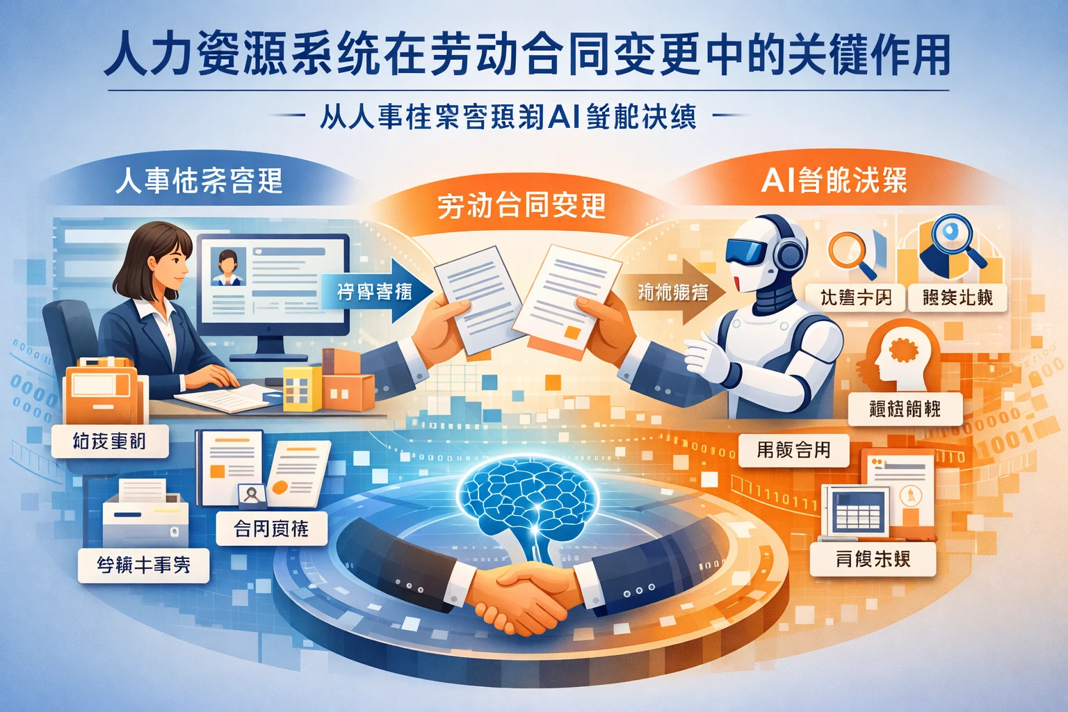 人力资源系统在劳动合同变更中的关键作用：从人事档案管理到AI智能决策