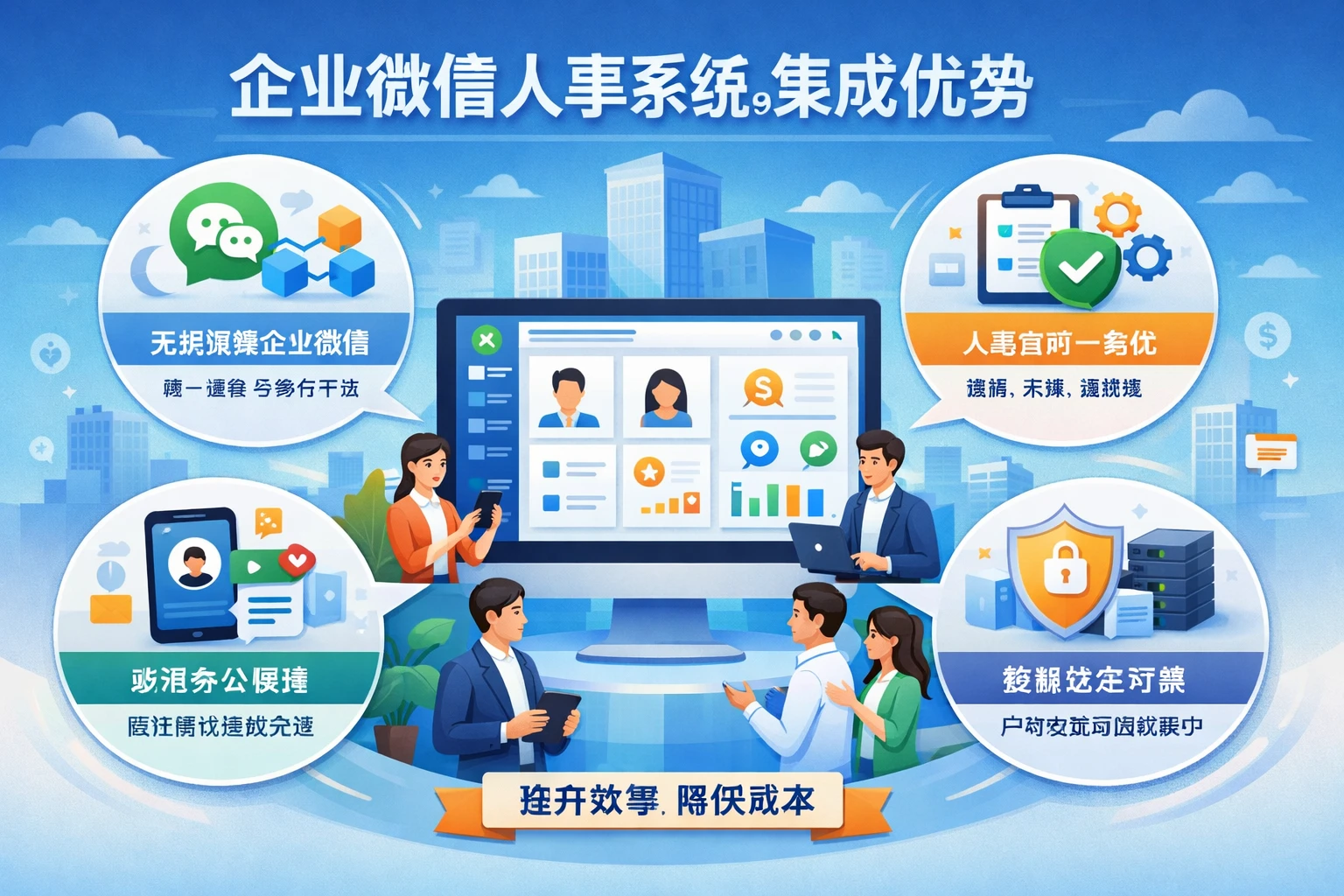 企业微信人事系统的集成优势