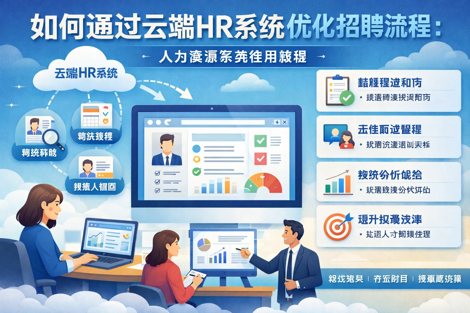 如何通过云端HR系统优化招聘流程：人力资源系统使用教程
