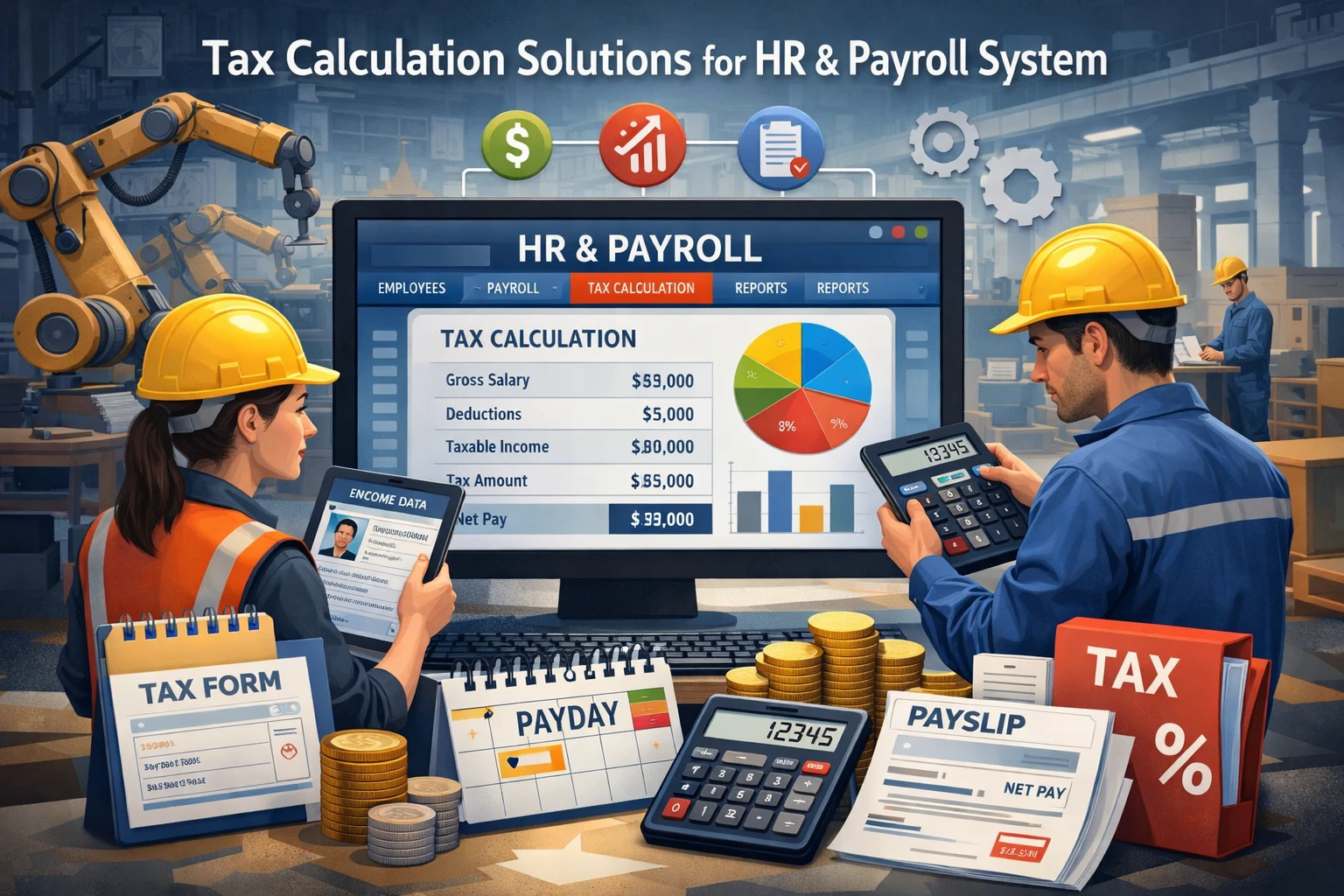 人力资源软件与工资管理系统：制造业人事系统中的个税计算解决方案