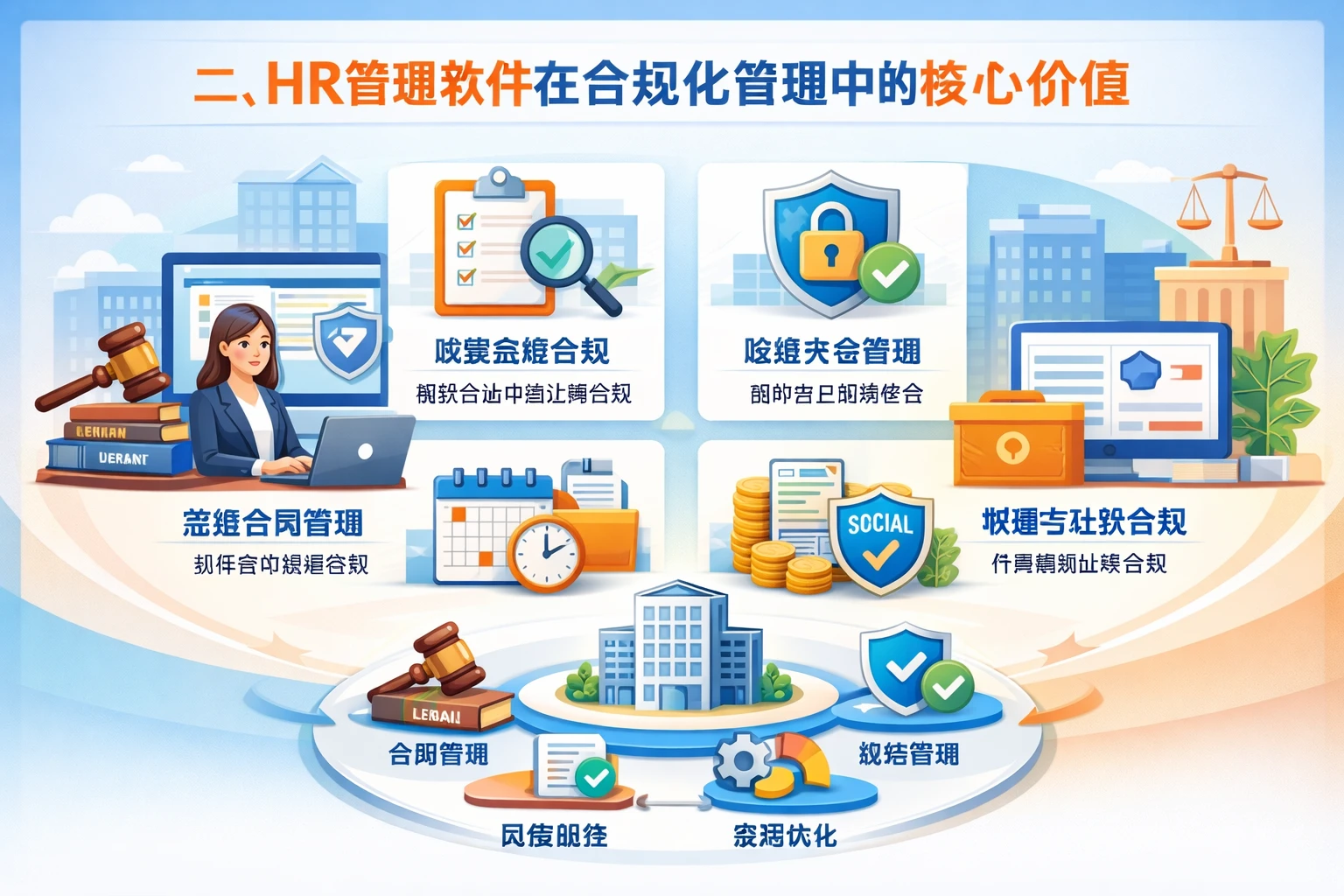 二、HR管理软件在合规化管理中的核心价值