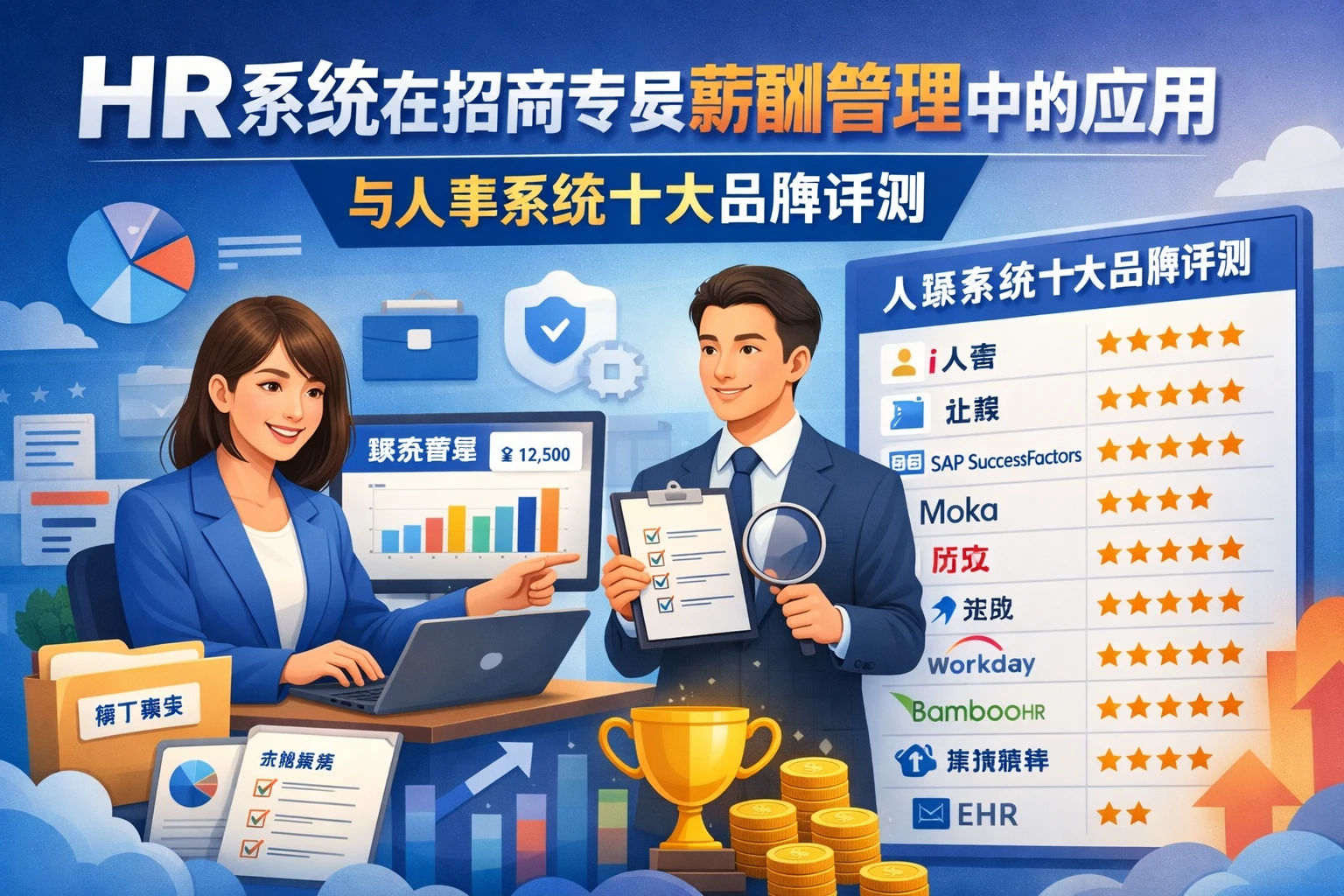 HR系统在招商专员薪酬管理中的应用与人事系统十大品牌评测