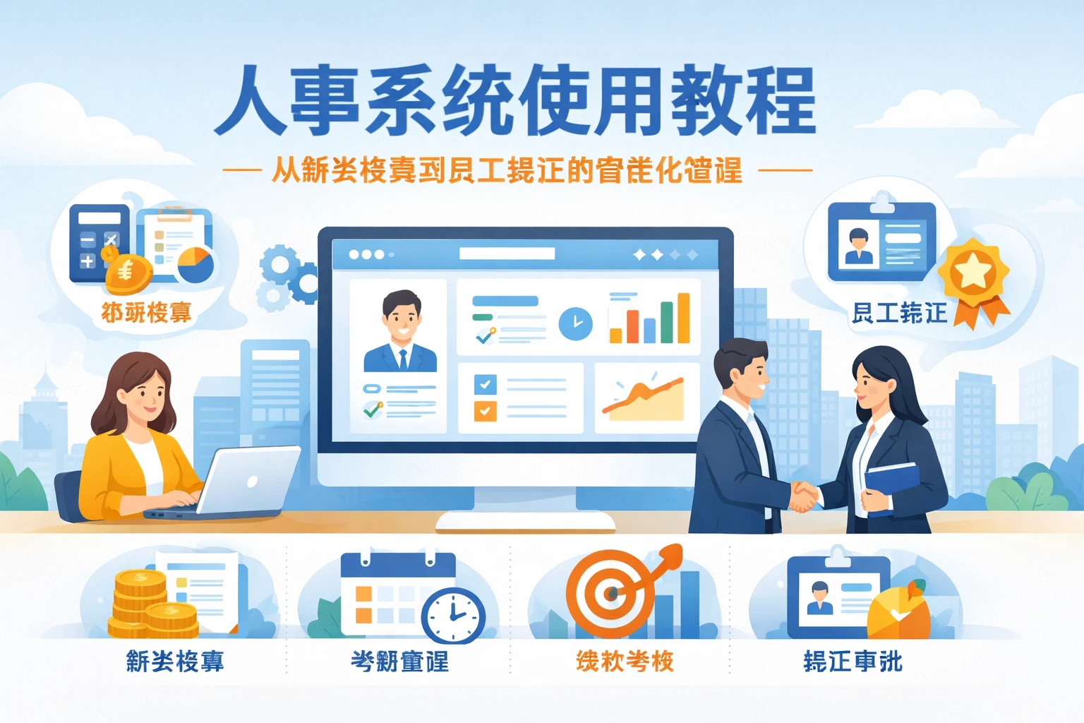 人事系统使用教程：从薪资核算到员工转正的智能化管理