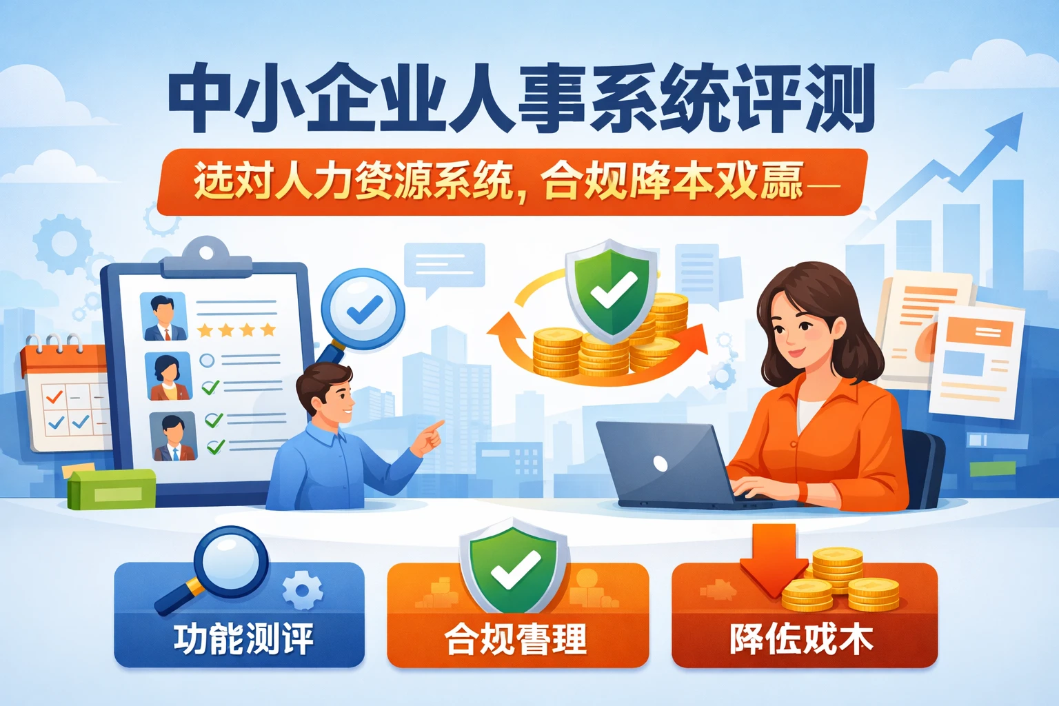 中小企业人事系统评测：选对人力资源系统，合规降本双赢