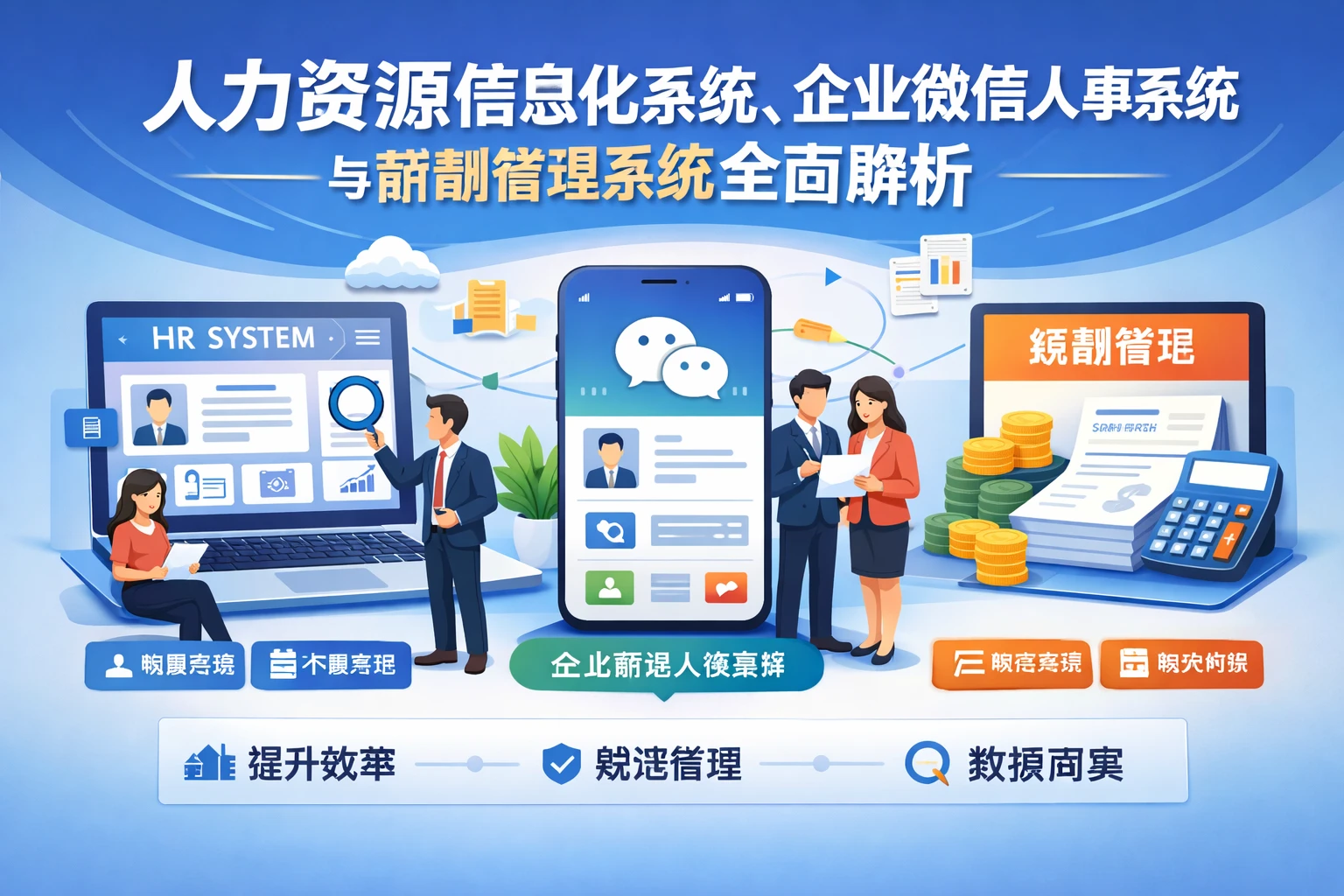 人力资源信息化系统、企业微信人事系统与薪酬管理系统全面解析