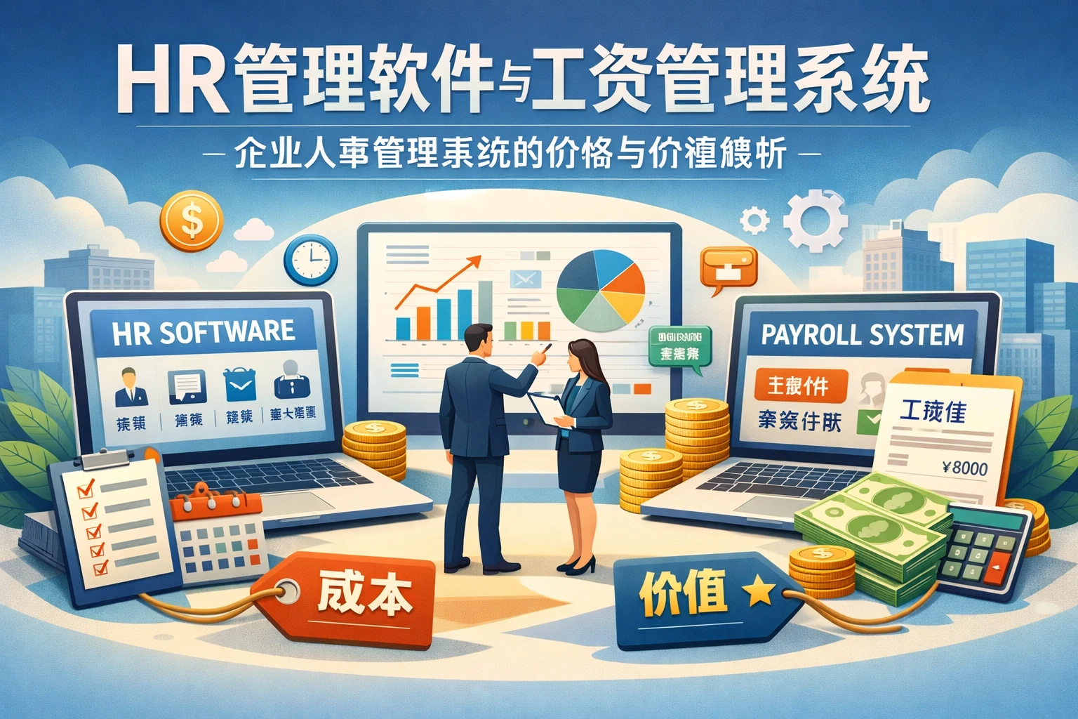 HR管理软件与工资管理系统：企业人事管理系统的价格与价值解析