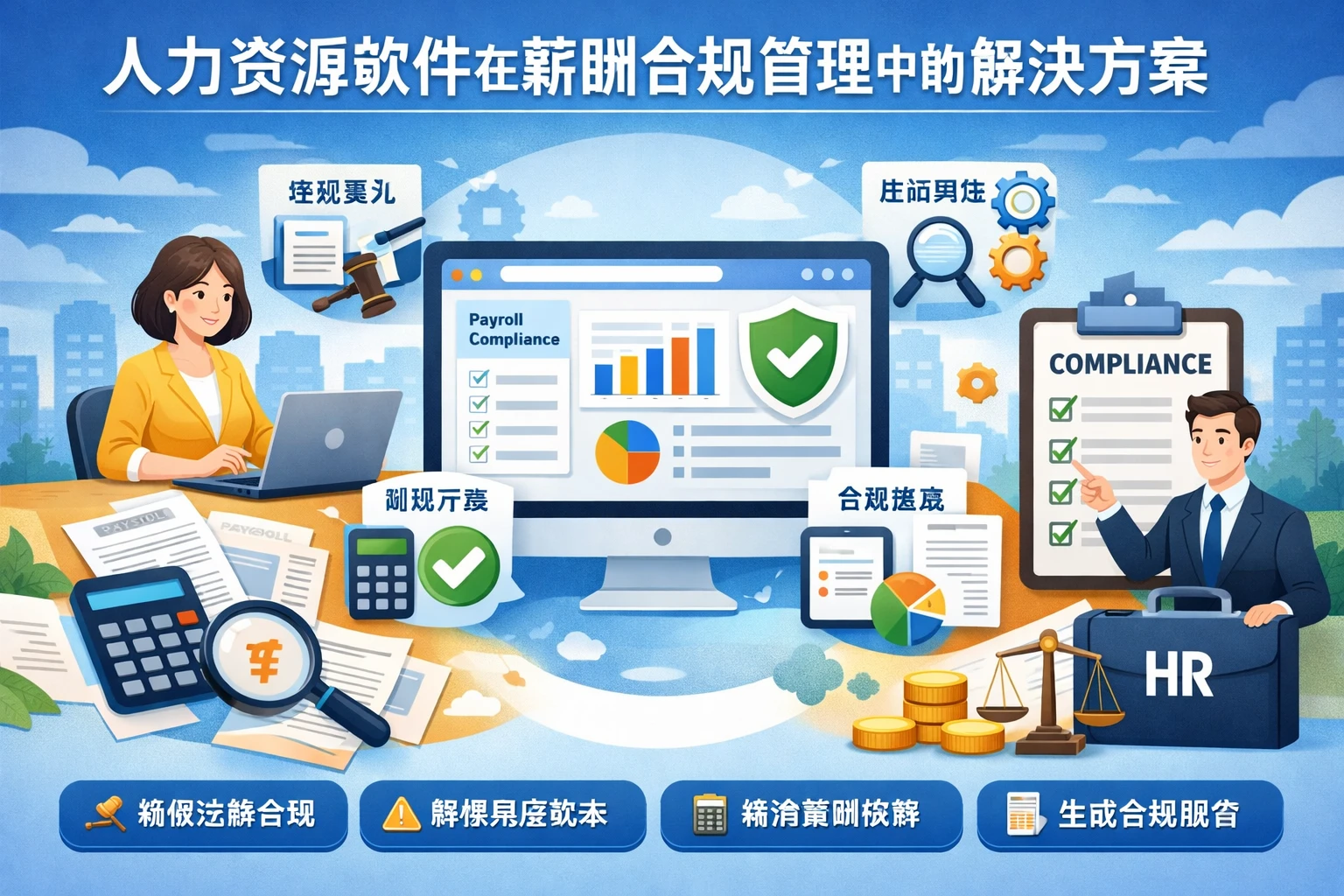 人力资源软件在薪酬合规管理中的解决方案