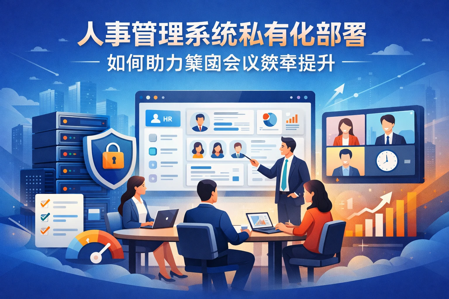 人事管理系统私有化部署如何助力集团会议效率提升