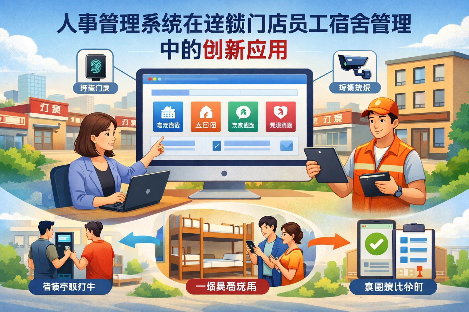 人事管理系统在连锁门店员工宿舍管理中的创新应用