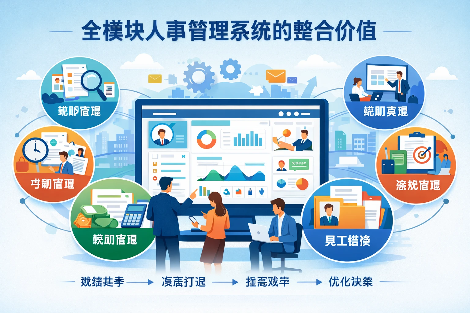 全模块人事管理系统的整合价值