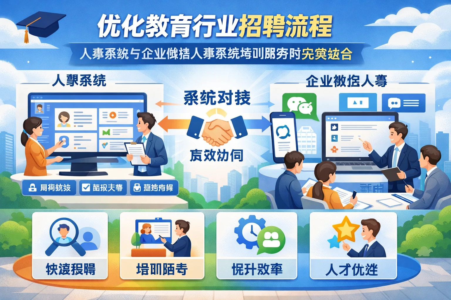 优化教育行业招聘流程：人事系统与企业微信人事系统培训服务的完美结合