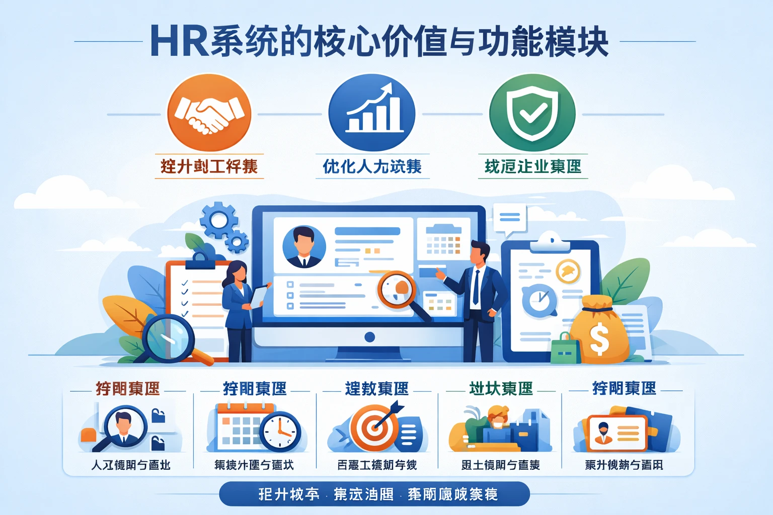 HR系统的核心价值与功能模块
