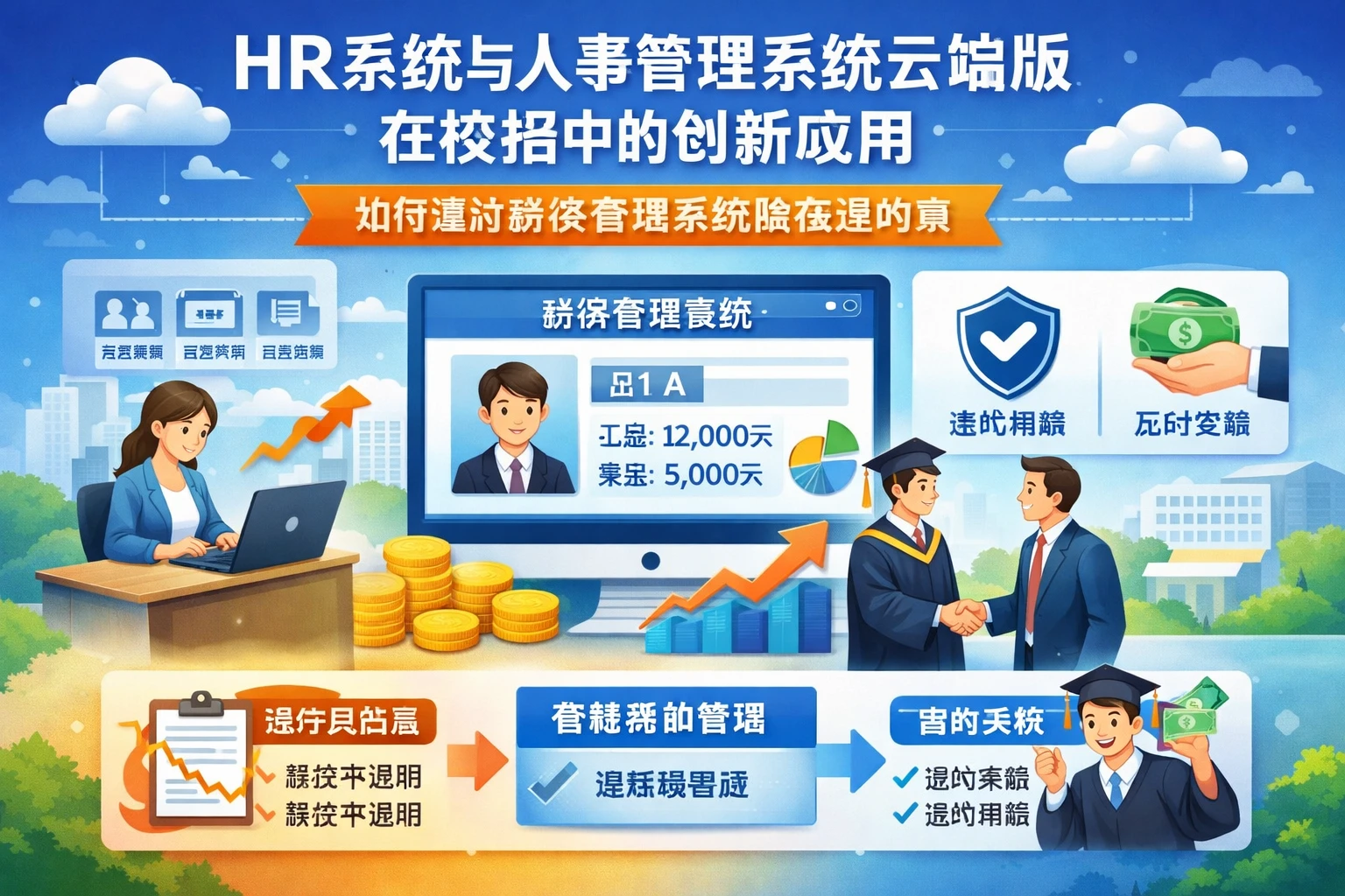 HR系统与人事管理系统云端版在校招中的创新应用：如何通过薪资管理系统降低违约率