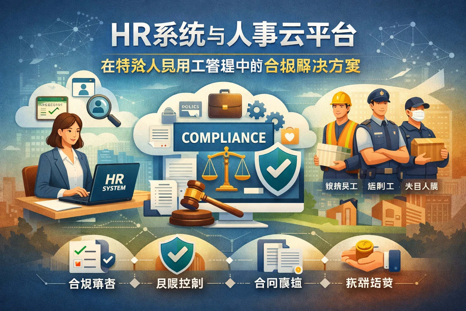 HR系统与人事云平台在特殊人员用工管理中的合规解决方案