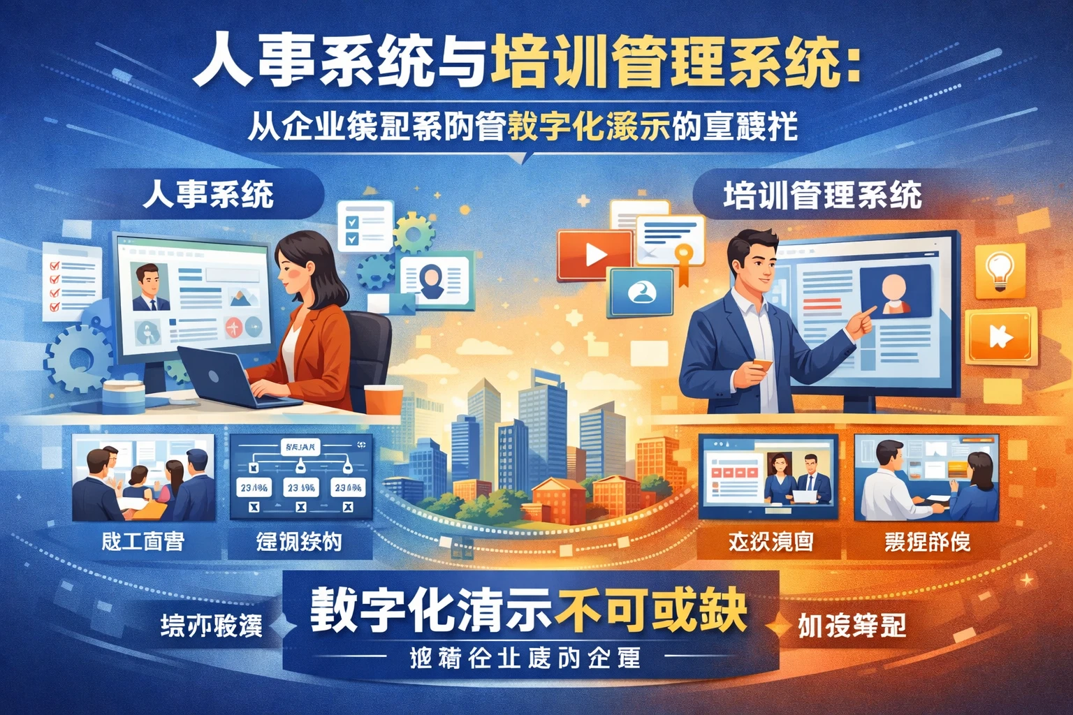 人事系统与培训管理系统：从企业转型案例看数字化演示的重要性