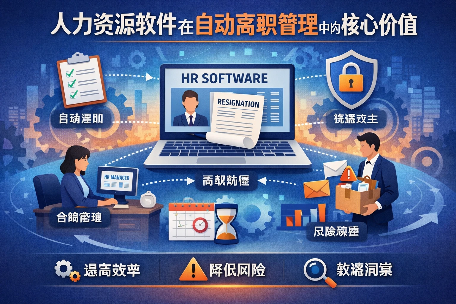 人力资源软件在自动离职管理中的核心价值