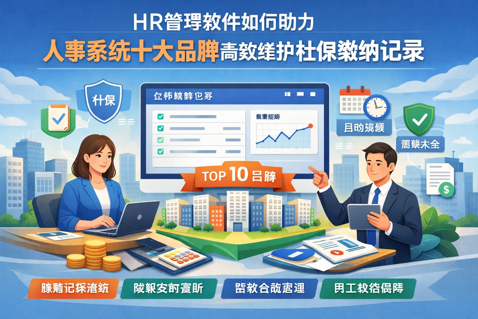 HR管理软件如何助力人事系统十大品牌高效维护社保缴纳记录